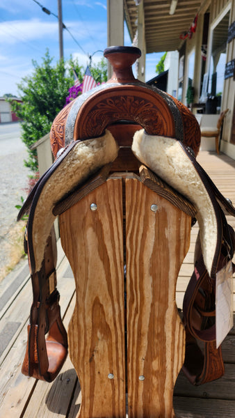 16" Champion Turf Western Equitation Show Saddle