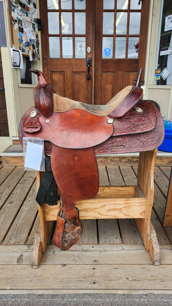 16" Hereford Tex Tan Western Pleasure Trail Saddle