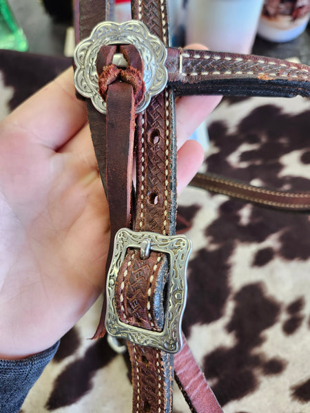 Weaver Western headstall with Jeremiah watt hardware