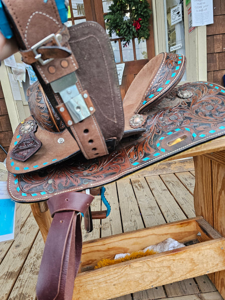 12" Double T Barrel Saddle