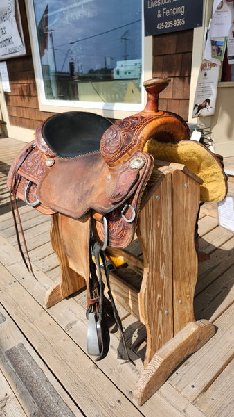 15.5" Circle Y XP Fairveiw Roper Saddle
