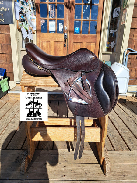 18" Jeffries JMX Monoflap Jump Saddle
