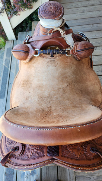 15" Henderson Saddle Co Wade Ranch Roper Saddle