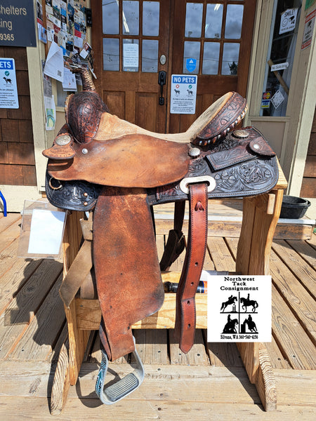 14.5" Billy Cook Barrel Saddle