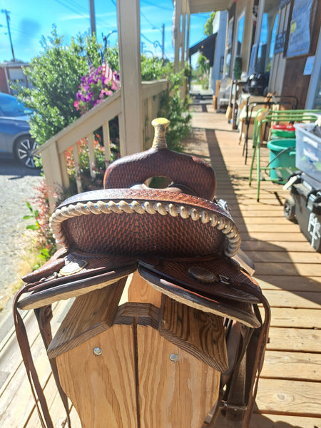 14" About The Horse Barrel Saddle
