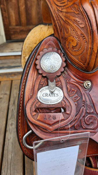15.5" Crates Western Equitation Show Saddle