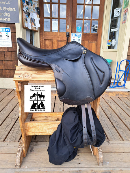 18" Peter Horobin StrideFree Melbourne Monoflap Jump Saddle