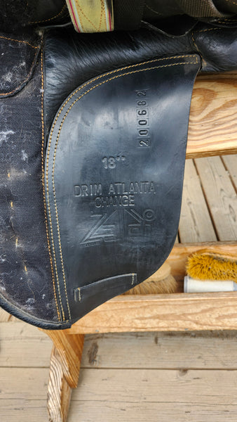 18" Zaldi Drim Atlanta Dressage Saddle