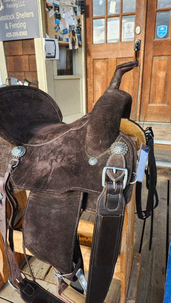 14.5" Master Saddles Selas Barrel Saddle
