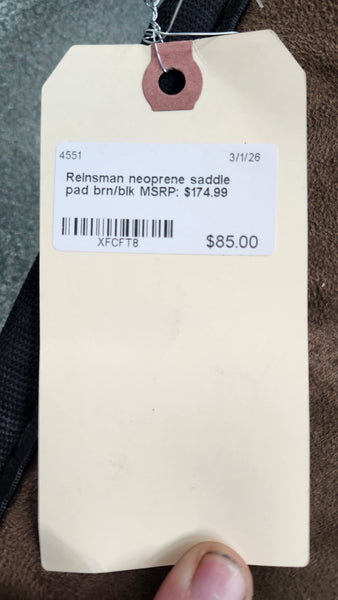 Reinsman Neoprene Western Pad