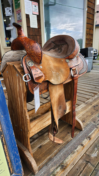 15" Circle Y High Horse Barrel Saddle