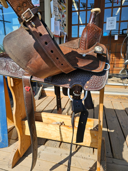 16" Silver Royal Jackpot All Around Roping Saddle