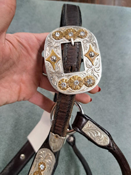 Tory Leather Silver Show Halter