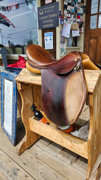 16.5" Collegiate Art All Purpose English Saddle