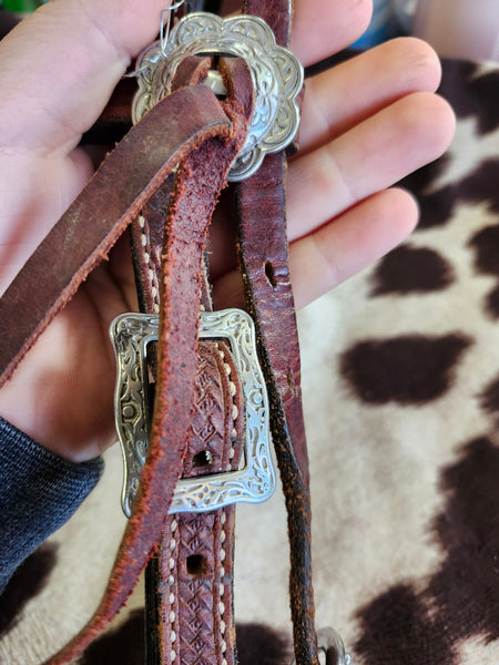 Weaver Western headstall with Jeremiah watt hardware