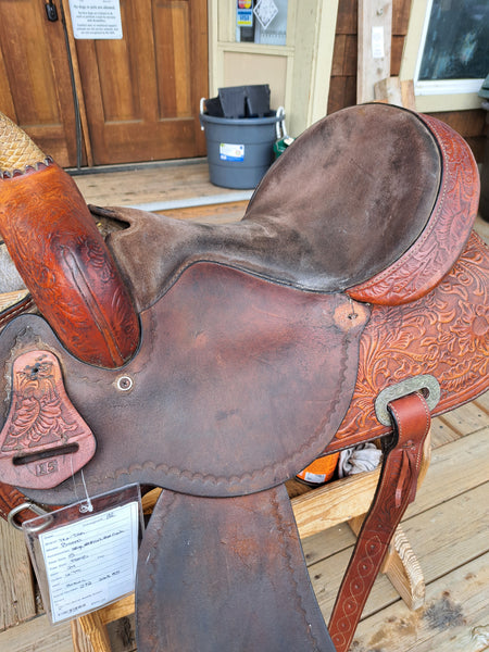 15" Tex-Tan Barrel Racing Saddle