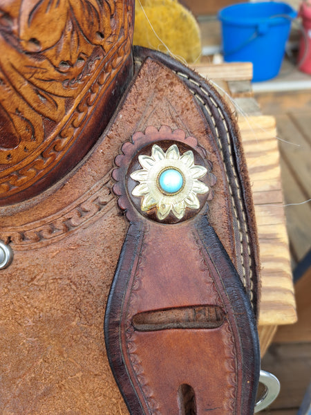 14" Corriente Barrel Racing Saddle