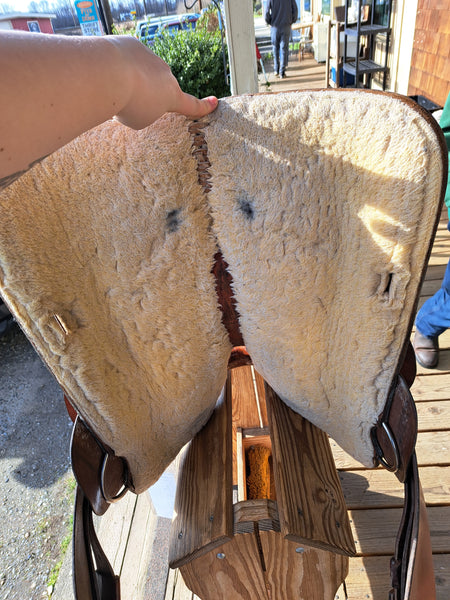 16" Hereford Tex Tan All Around Western Saddle