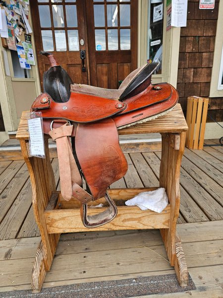 12.5" B Bar B western saddle