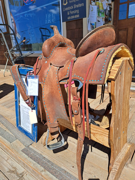 14.5" Corriente Custom Barrel Saddle