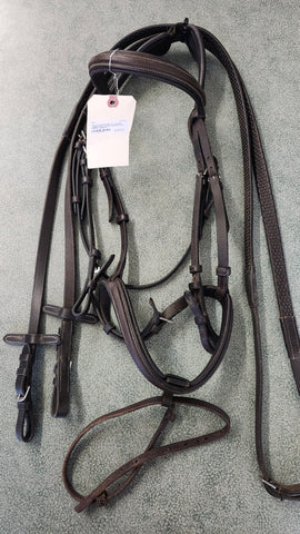 FULL Arion Hunt Bridle with elastic Ergonomic Crown