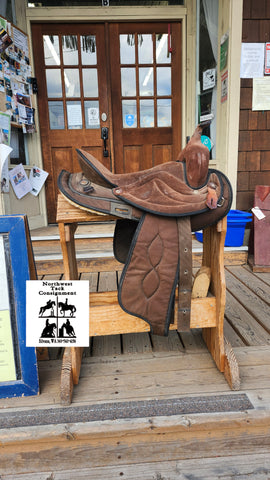 16" Big Horn Synthetic Western Saddle