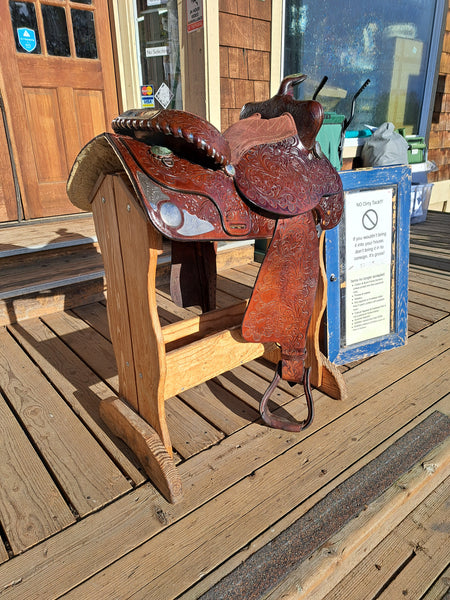 15" Hereford Tex Tan Equitation Saddle