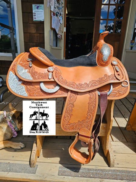 16.5" Randy Paul by Bob's Custom Saddlery Western Equitation Saddle