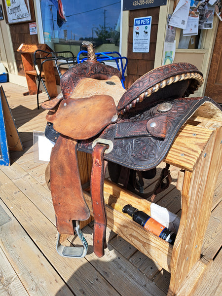14.5" Billy Cook Barrel Saddle