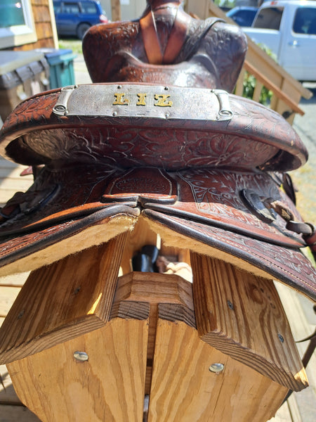 14" Vintage Hercules Olsen Western Saddle