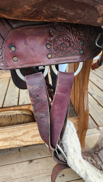 15.5" Circle Y Equitation Show Saddle Package