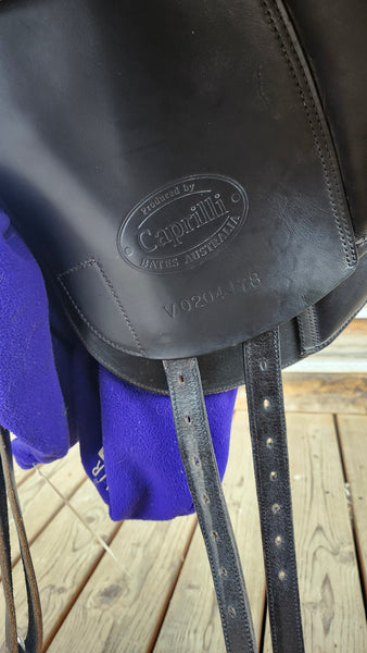 17.5" Bates Caprilli Dressage Saddle