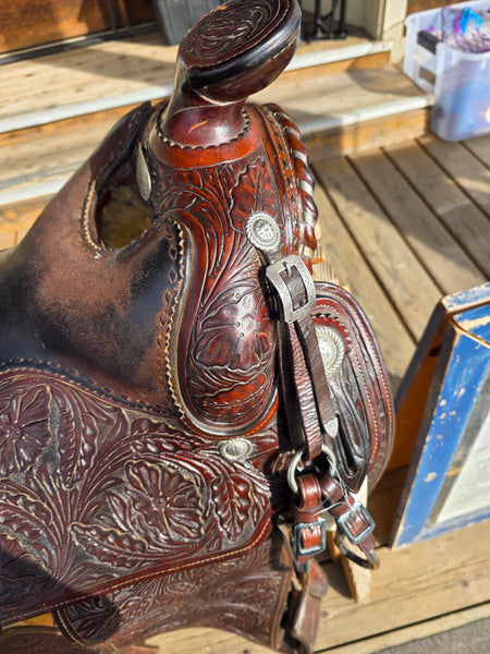 15" Victor Supreme Western Equitation Show Saddle