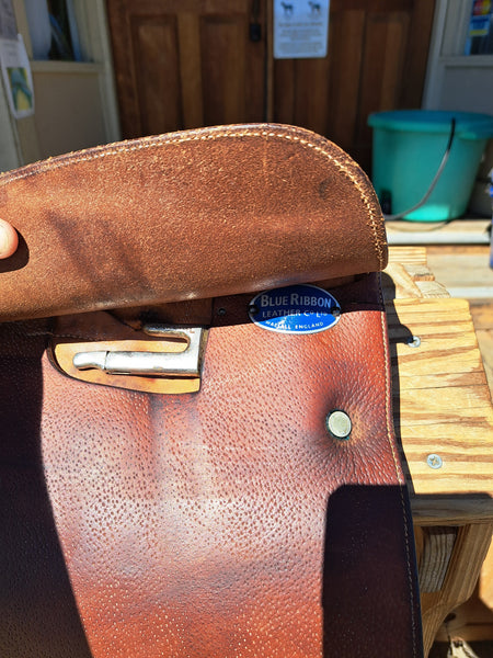 20.5" Blue Ribbon Cutback Saddleseat Saddle