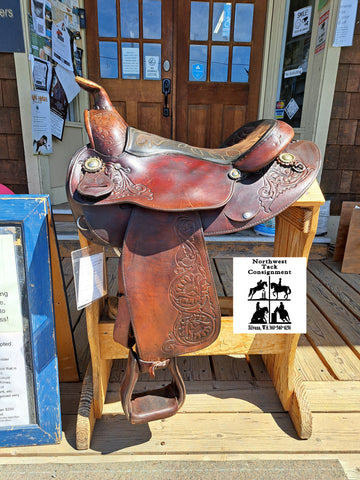 15" Circle Y Arabian Western Trail Saddle