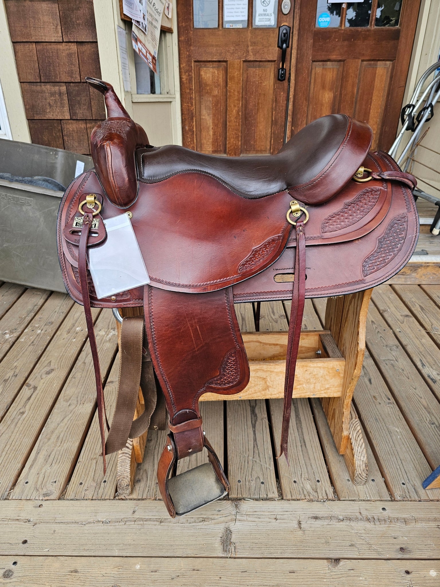 17.5" Big Horn Draft Horse Saddle