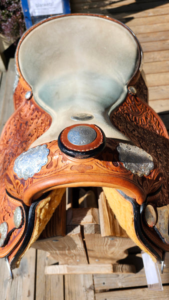 16" Rocking R Western Equitation Show Saddle