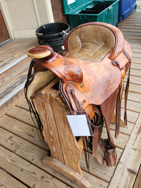 16" Chas Baker Custom Ranch Saddle