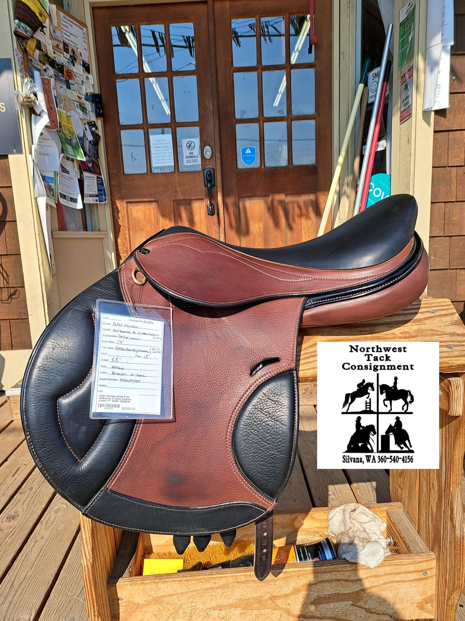 17" Peter Horobin Stride Free Melbourne 2 Close Contact Saddle