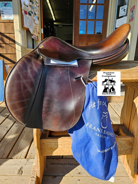 17.5" Frank Baines Close Contact Jump Saddle