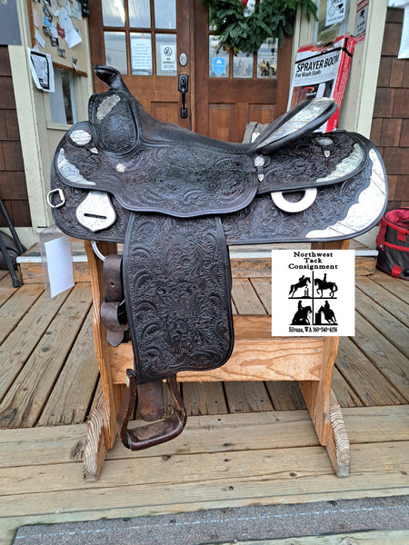ON TRIAL 16"  Vintage Billy Royal Western Equitation Show Saddle