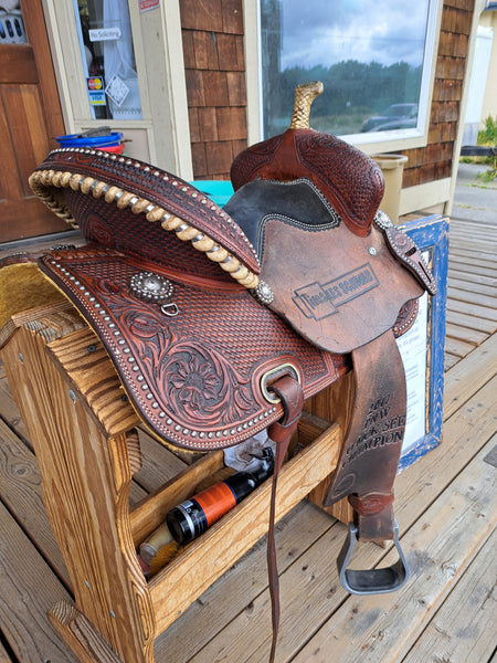 14.5" Teskey's Trophy Barrel Racing Saddle