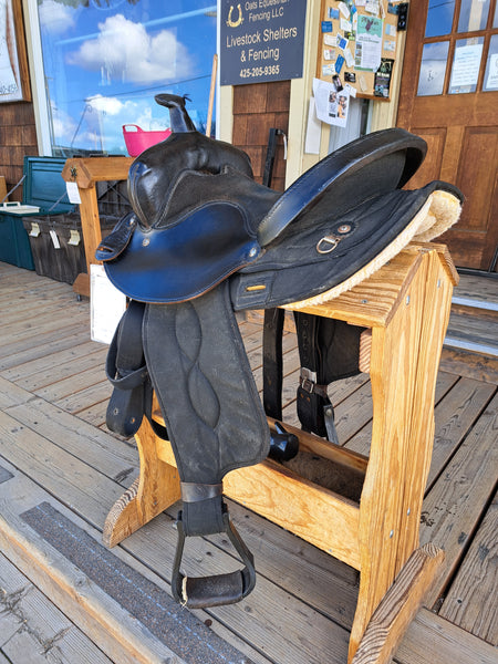 15" Big Horn Synthetic Western Saddle