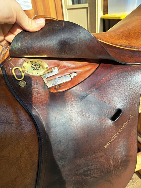 17.5" Cliff Barnsdy Schockemolhe Jump saddle