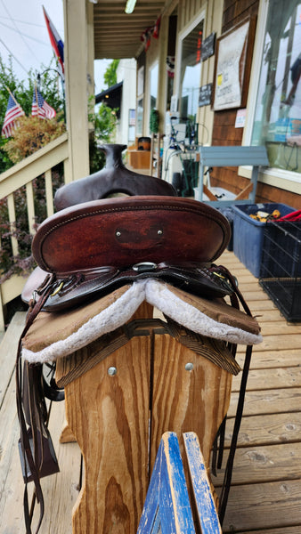 16" Ortho-Flex Baron Western Saddle