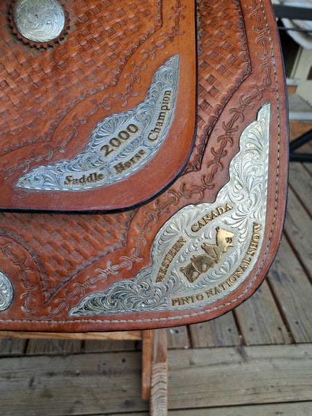 16" Silver Royal Western Equitation Show Saddle