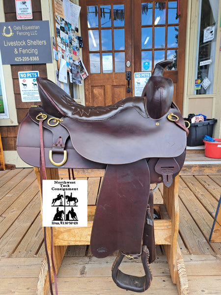 16.5" Tucker High Plains Western Trail Saddle