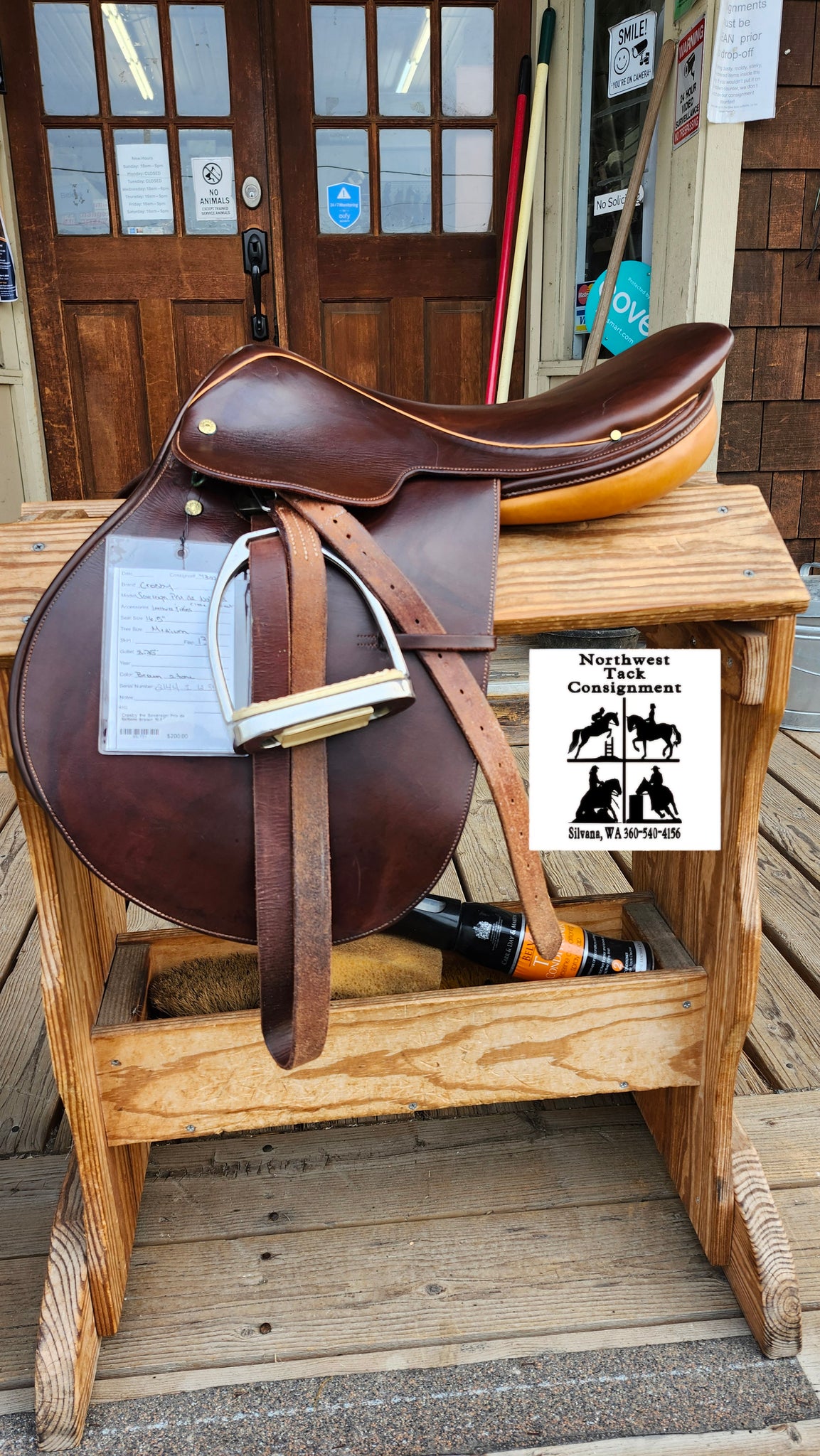 16.5" Crosby Sovereign Prix de Nations Close Contact Jump Saddle