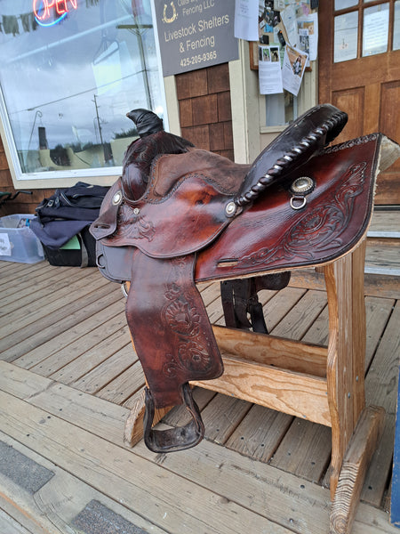 15" Western Equitation Show Saddle