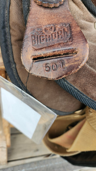 16" Big Horn Synthetic Western Saddle